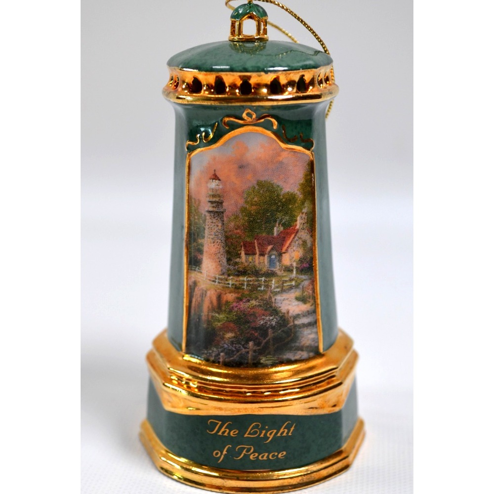 Thomas Kinkade THE LIGHT OF PEACE Seaside Reflections Heirloom Classic Ornament